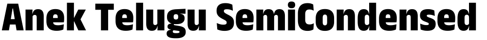 Anek Telugu SemiCondensed ExtraBold