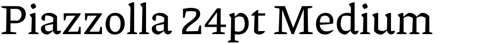Piazzolla 24pt Medium