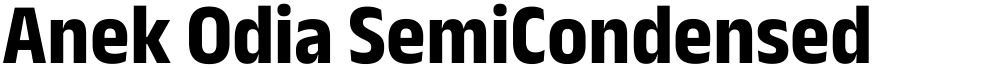 Anek Odia SemiCondensed