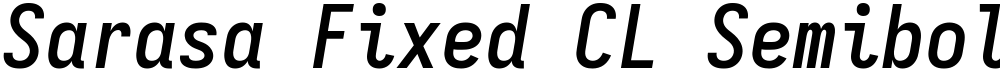 Sarasa Fixed CL Semibold