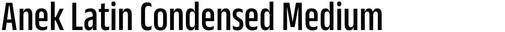 Anek Latin Condensed Medium