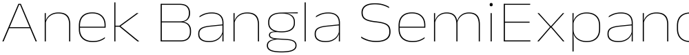Anek Bangla SemiExpanded Thin