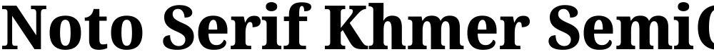 Noto Serif Khmer SemiCondensed ExtraBold