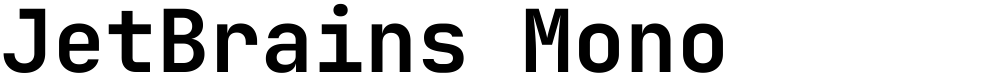 JetBrains Mono