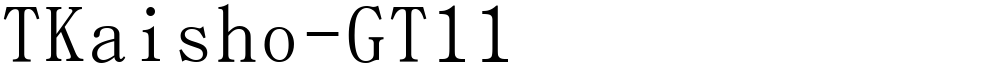 TKaisho-GT11