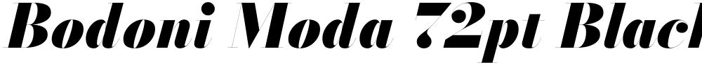 Bodoni Moda 72pt Black