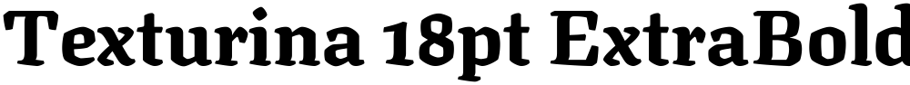 Texturina 18pt ExtraBold