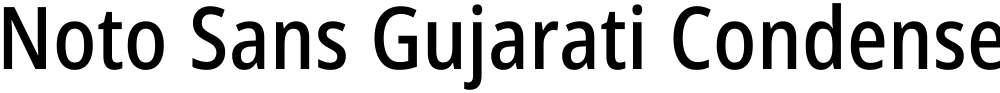 Noto Sans Gujarati Condensed Medium