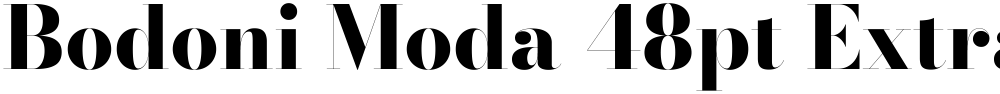 Bodoni Moda 48pt ExtraBold