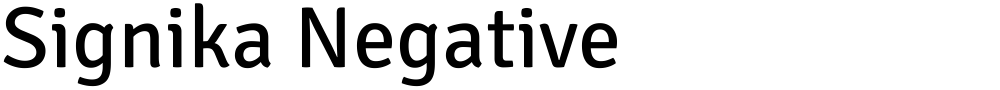 Signika Negative