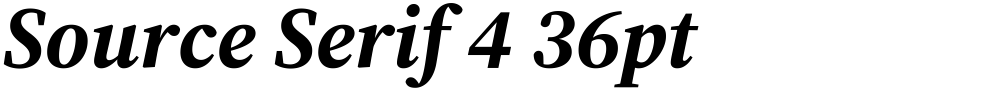 Source Serif 4 36pt