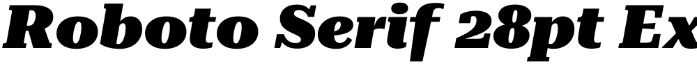 Roboto Serif 28pt Expanded Black