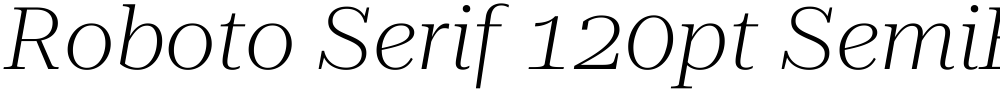 Roboto Serif 120pt SemiExpanded ExtraLight