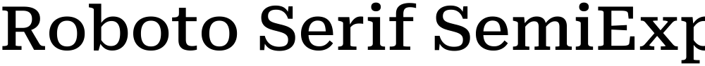 Roboto Serif SemiExpanded Medium