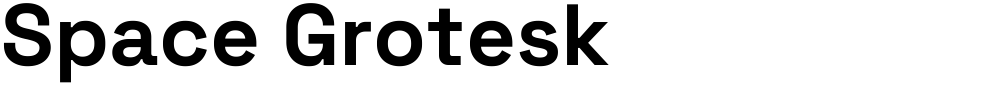 Space Grotesk