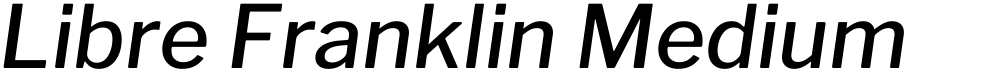 Libre Franklin Medium