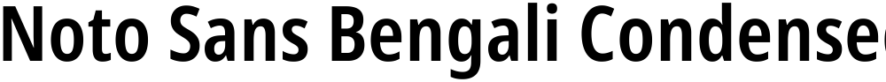 Noto Sans Bengali Condensed SemiBold