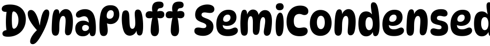 DynaPuff SemiCondensed Medium