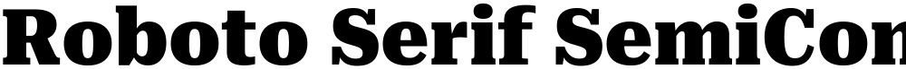 Roboto Serif SemiCondensed Black