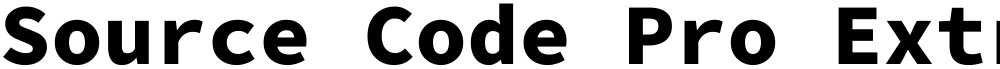 Source Code Pro ExtraBold