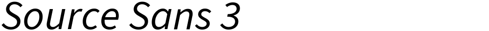 Source Sans 3