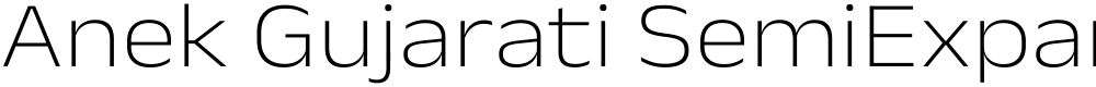 Anek Gujarati SemiExpanded ExtraLight