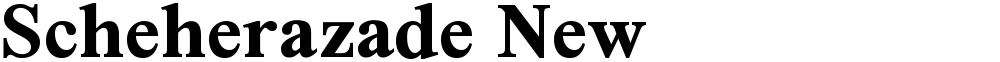Scheherazade New