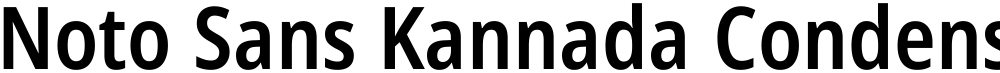 Noto Sans Kannada Condensed SemiBold