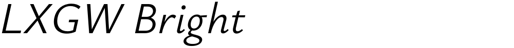 LXGW Bright