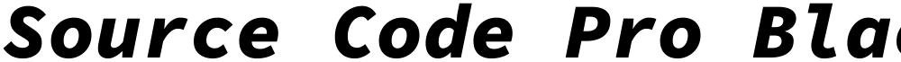 Source Code Pro Black