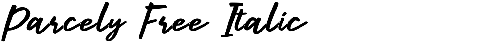 Parcely Free Italic