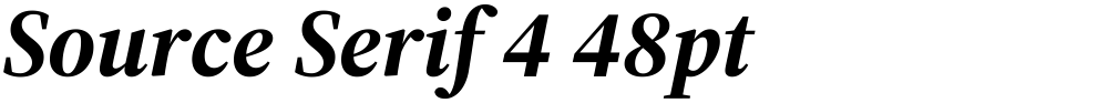 Source Serif 4 48pt