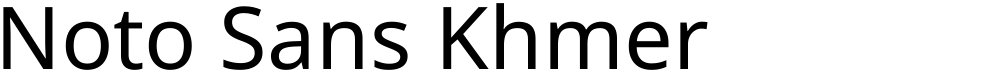 Noto Sans Khmer
