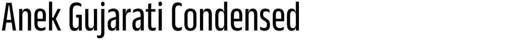 Anek Gujarati Condensed