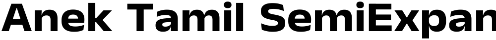 Anek Tamil SemiExpanded