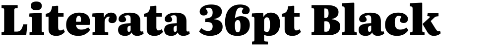 Literata 36pt Black