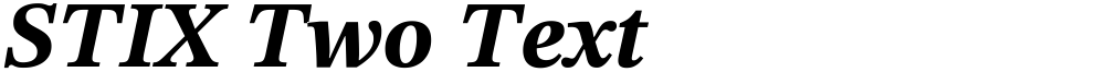 STIX Two Text