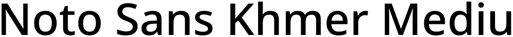Noto Sans Khmer Medium