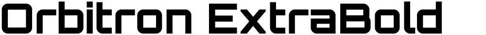 Orbitron ExtraBold