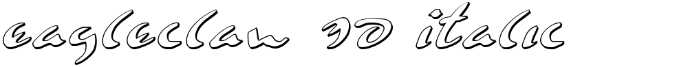 Eagleclaw 3D Italic