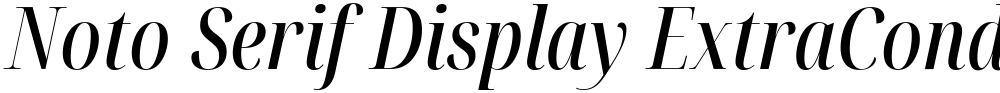 Noto Serif Display ExtraCondensed Medium
