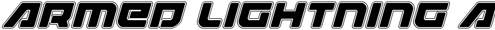 Armed Lightning Academy Italic