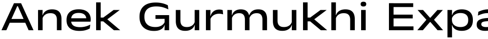 Anek Gurmukhi Expanded Medium
