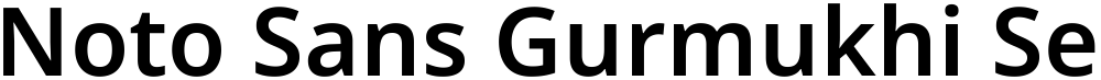 Noto Sans Gurmukhi SemiBold