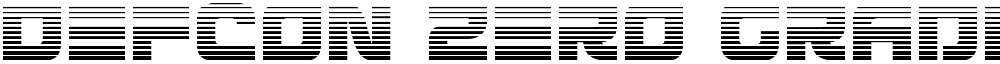 Defcon Zero Gradient