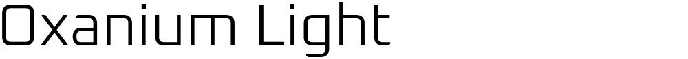 Oxanium Light