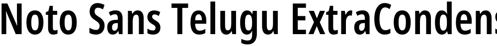 Noto Sans Telugu ExtraCondensed SemiBold