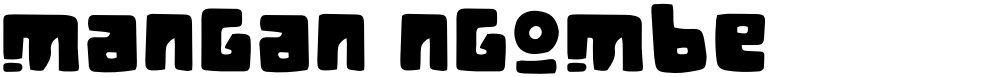 Mangan Ngombe