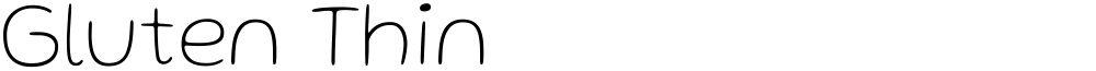 Gluten Thin