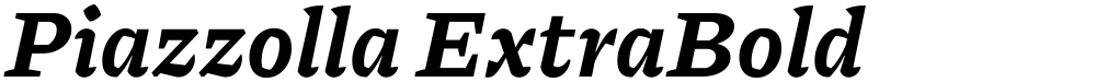 Piazzolla ExtraBold